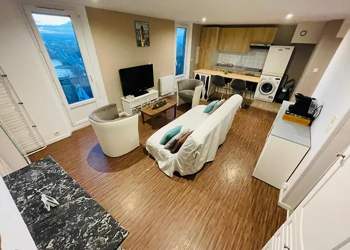 Appartement Havre De Paix à Rouen Duplex Lumineux Avec Vue - 415 Bonsecours